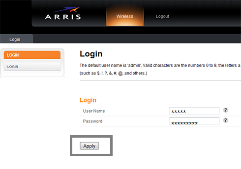 Arris Router IP Address