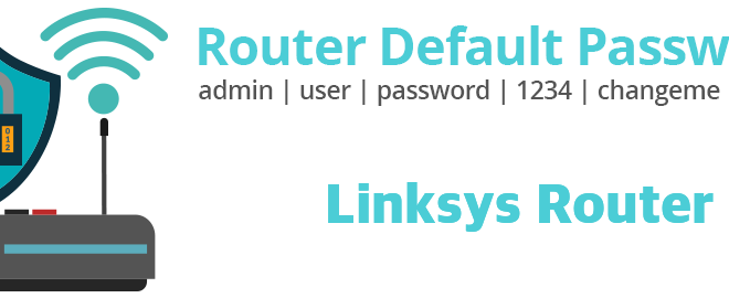 linksys router default password