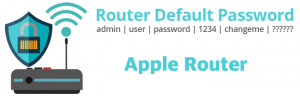 Apple Router Default Router Password