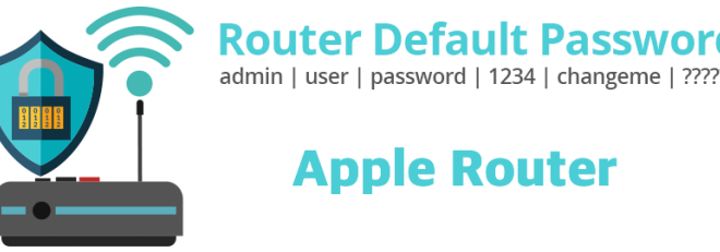 Apple Router Default Router Password