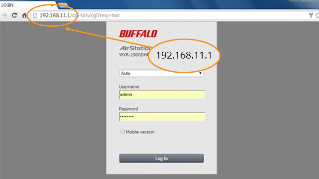 Steps to Login to Buffalo Router