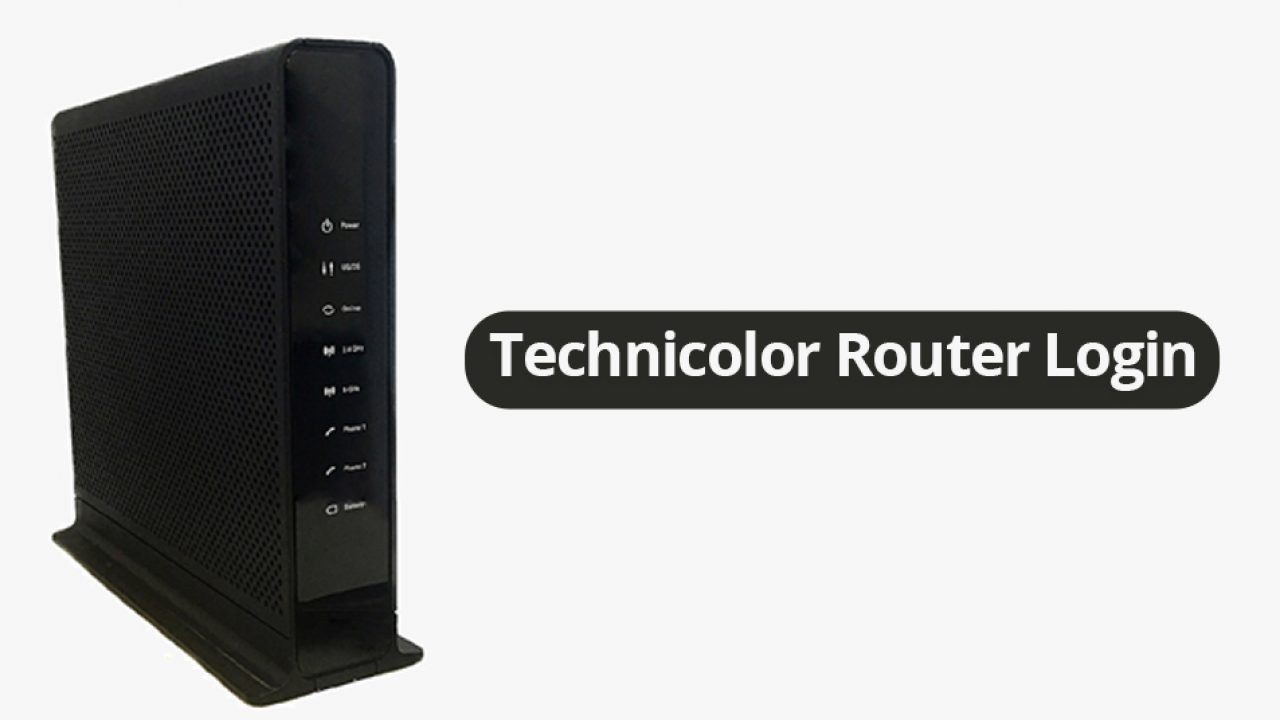 technicolor router login ip