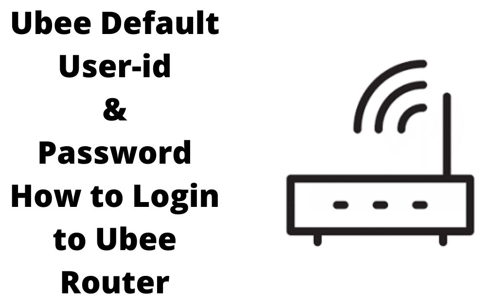 ubee default password