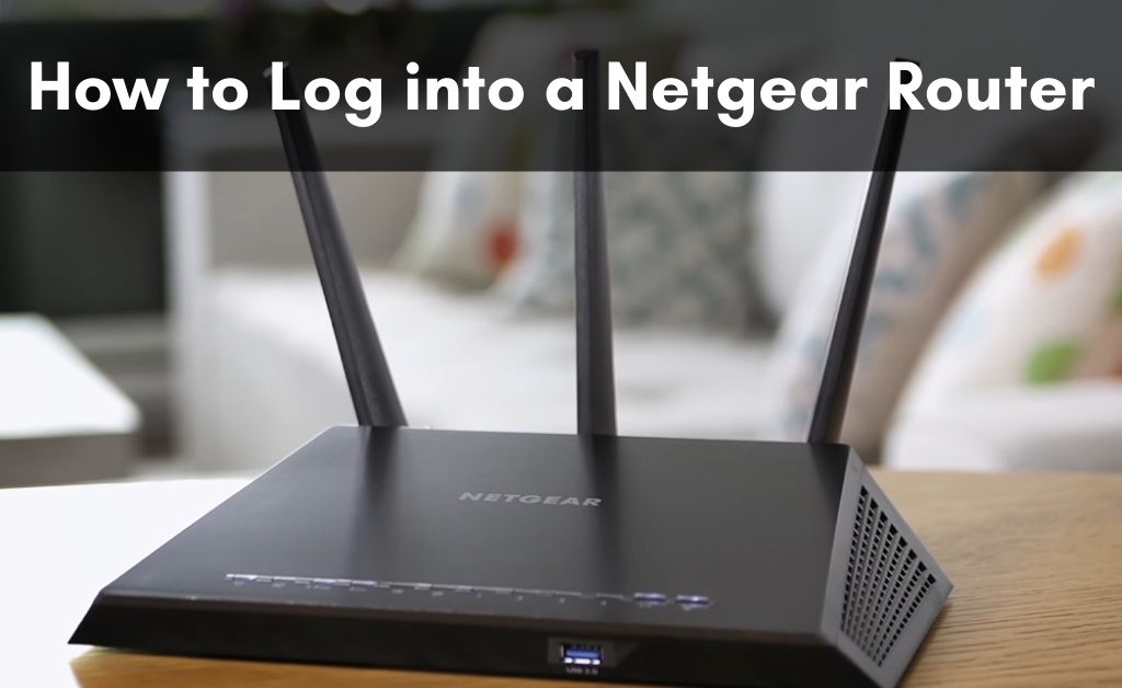 log into a netgear router
