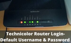 technicolor router login